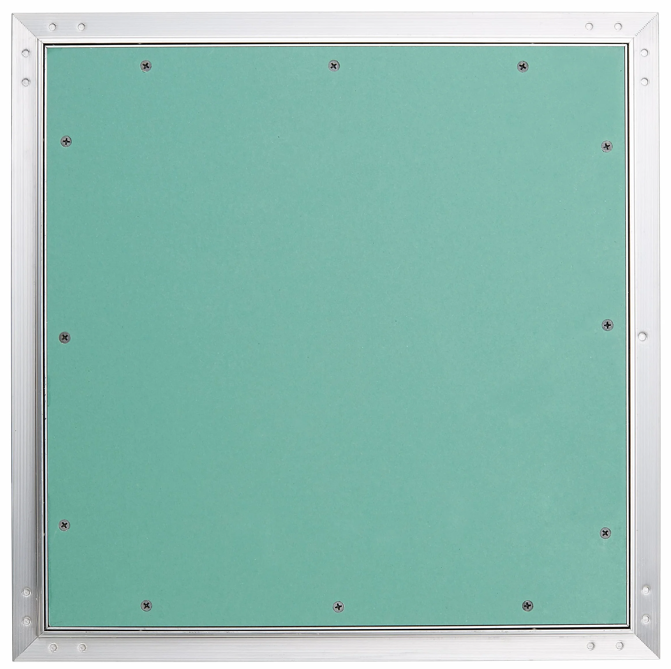Tapa de revisión 300 x 300 mm Alu-Eco Flex con placa de yeso