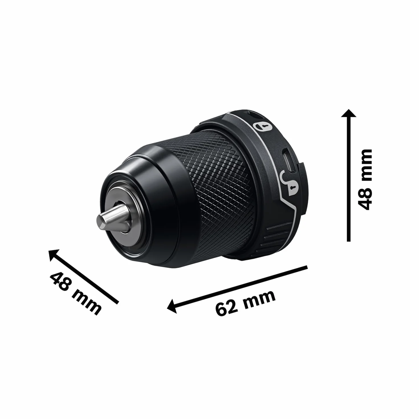 Bosch Professional Complemento portabrocas metálico GFA 12-M (con sonido de clic)