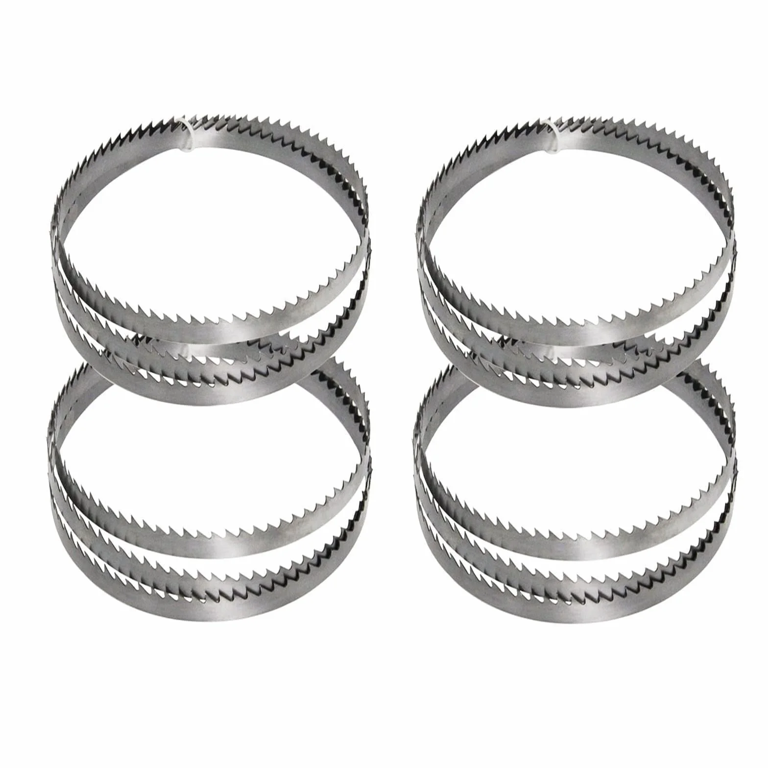 Paquete De 4 Hojas, Hojas De Sierra De Cinta SK5, 1425 mm x 6,35 mm x 0,35 mm x 6TPI, Madera Metal Plástico PVC Espuma Corte