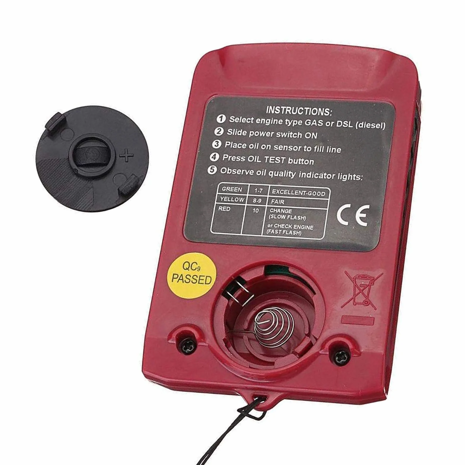 Probador Digital 12v Aceite Motor Calidad Detector Gasolina Analisis Fluidos Uso Taller Mecanico