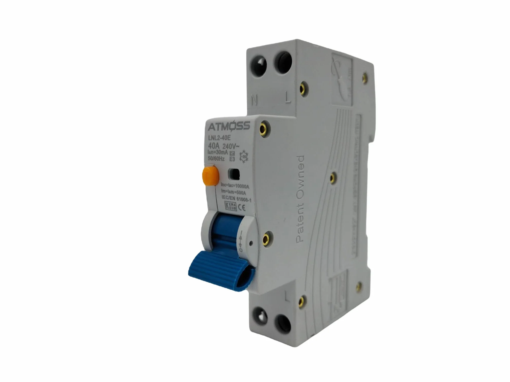 Interruptor diferencial superinmunizado SI RASMACOR 30 mA 2P F+N 40 A Clase A 10kA 1 Módulo