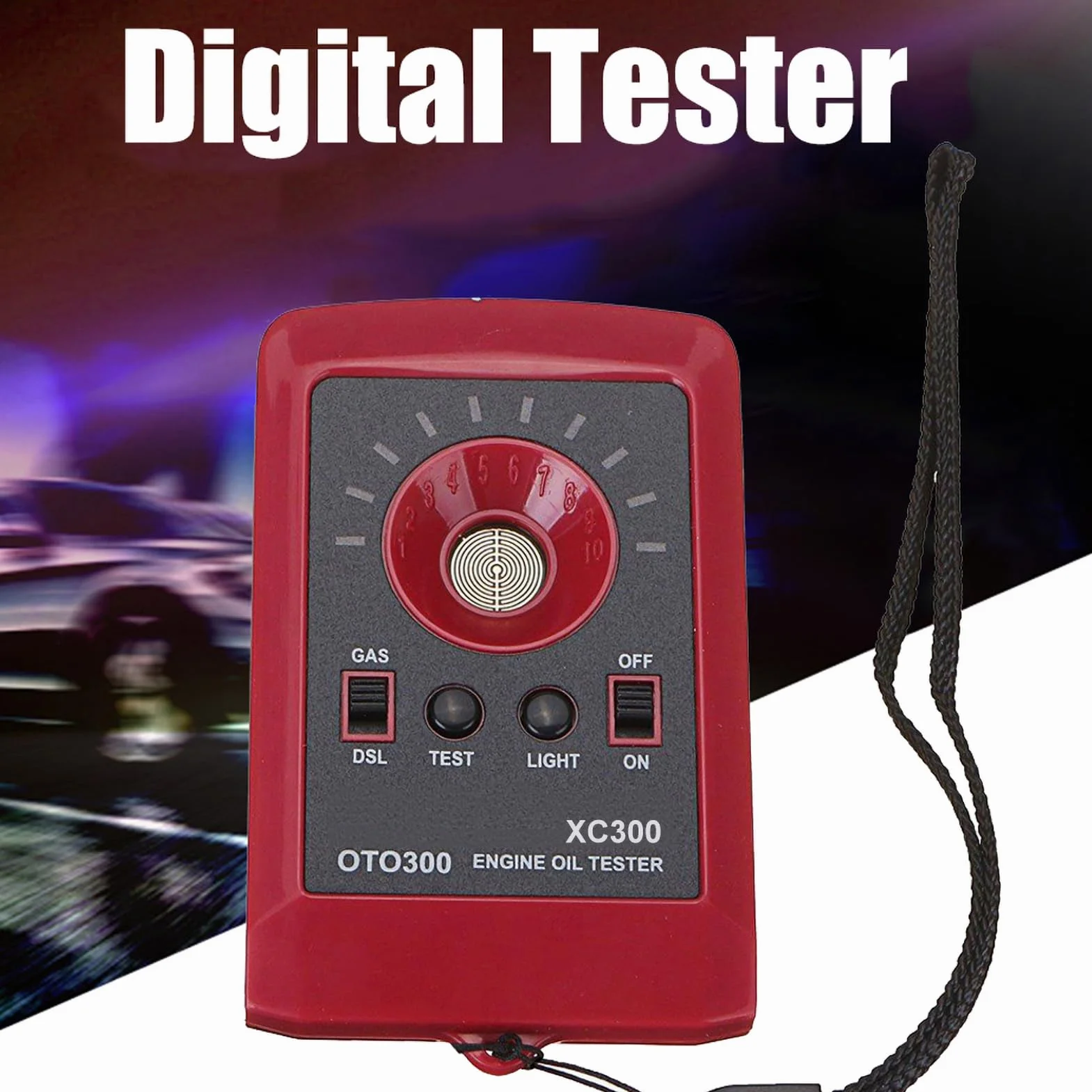 Probador Digital 12v Aceite Motor Calidad Detector Gasolina Analisis Fluidos Uso Taller Mecanico