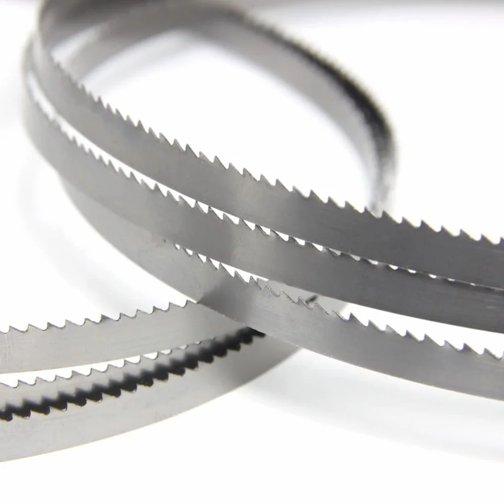 Paquete De 4 Hojas, Hojas De Sierra De Cinta SK5, 1425 mm x 6,35 mm x 0,35 mm x 6TPI, Madera Metal Plástico PVC Espuma Corte