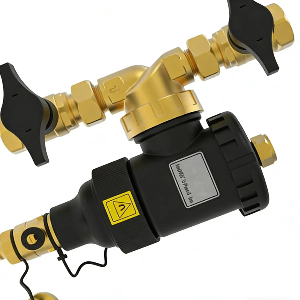 Filtro Para Calderas Industriales - Unidad De Filtración Con Rosca DN20 Y DN32 Para Montaje En Pared, Separador De Partículas Y Óxido Para Sistemas HVAC, Calefacción Central, Limpieza De Incrustacione