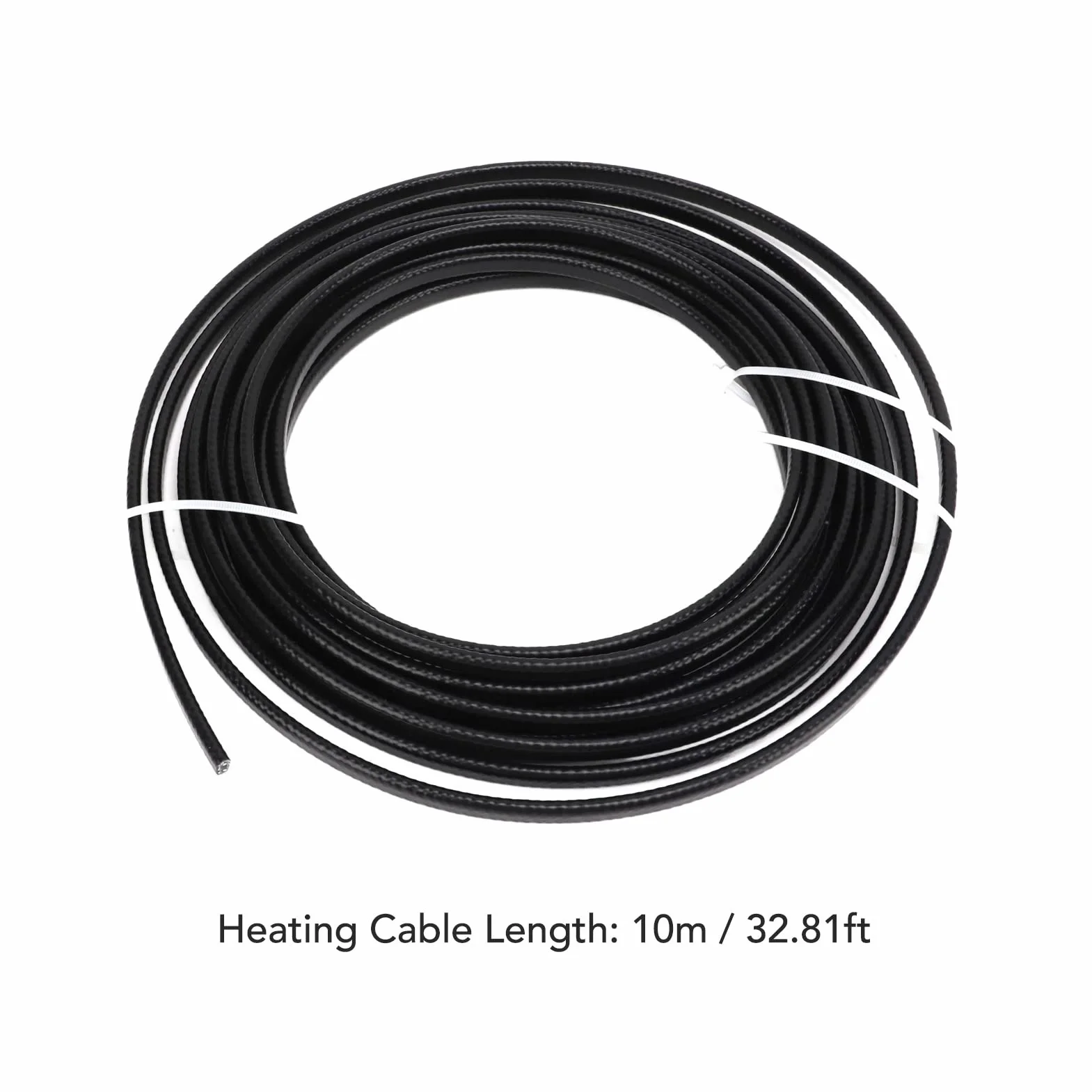 Cable de Calefacción de Tubería Calentador de Cinta de Calor 10 Metros Autorregulación 65 ℃ Cable de Calor de Tubería de Agua para Invierno Al Aire Libre(#2)