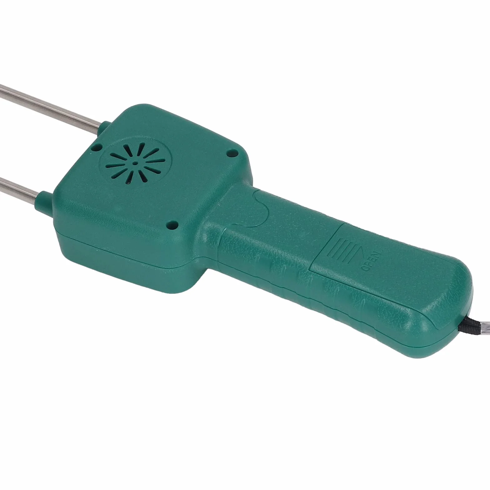 Medidor de Humedad de Granos, Pantalla LCD Clara Medidor de Humedad de Granos Portátil con Transmisión de Voz, Medidor Digital de Humedad de Fibra de Heno para Cereal Maíz Soja