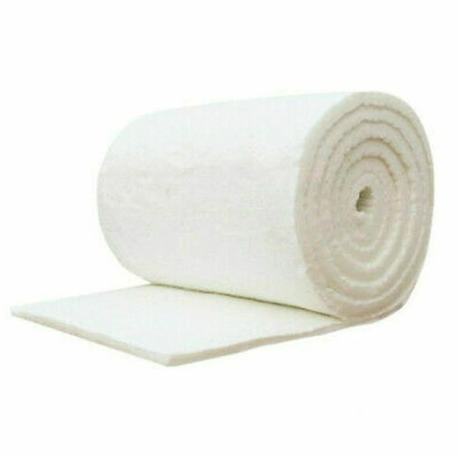 Aislamiento de fibra de cerámica de silicato manta de alta temperatura incombustible Mat Pad (20 mm de grosor)