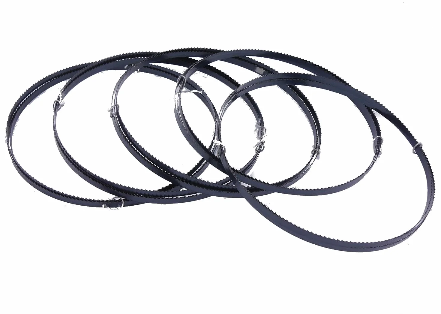 SMI 5er SET Hoja de sierra de banda para madera 1400 x 6 x 0,65 mm 6 dientes por pulgada Atika Westfalia CMI Einhell TC-SB 200/1 Einhell BM 200 Banda de sierra