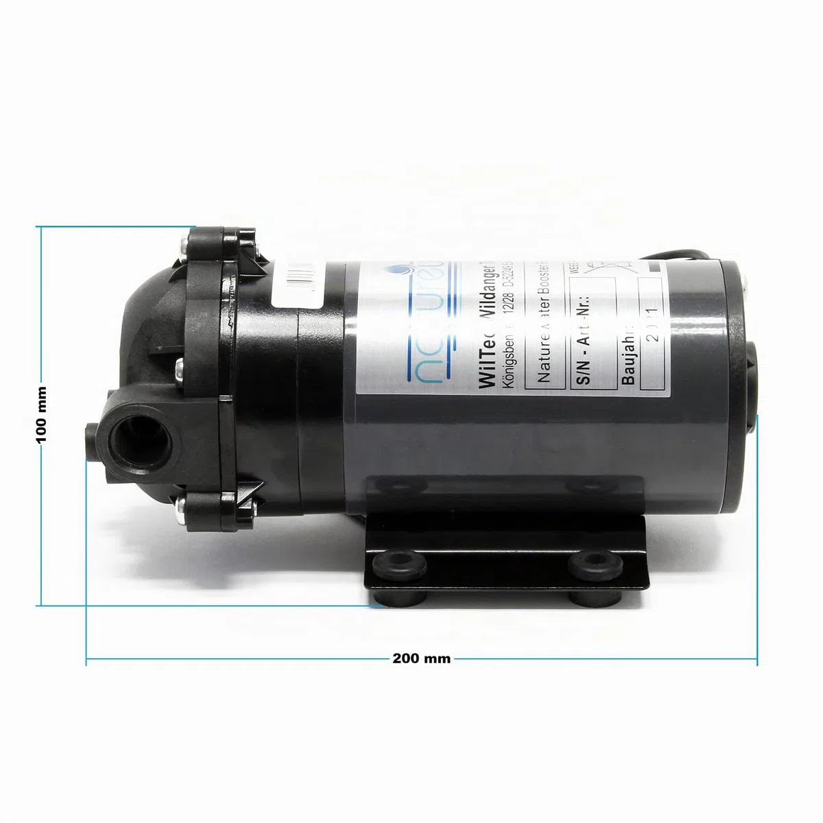 Naturewater bomba booster 50 GPD bomba de refuerzo para equipo ósmosis inversa