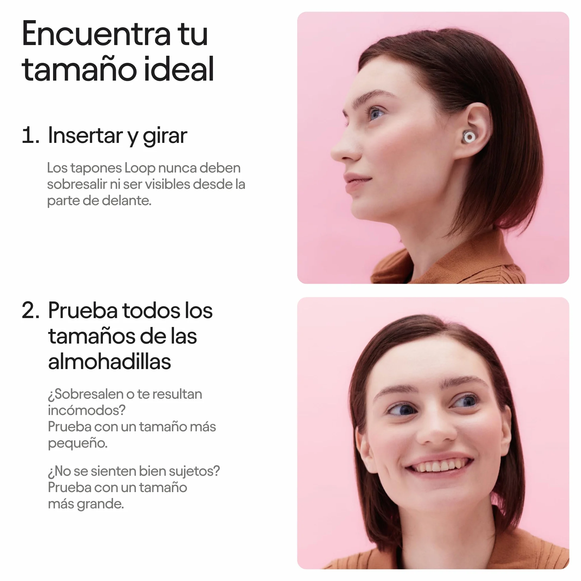 Loop Engage 2 Plus Tapones - Alivio del ruido manteniendo una voz nítida, para encuentros sociales, trabajo, conversaciones y sensibilidad al ruido - Reducción del ruido de 16 dB + accesorio Mute