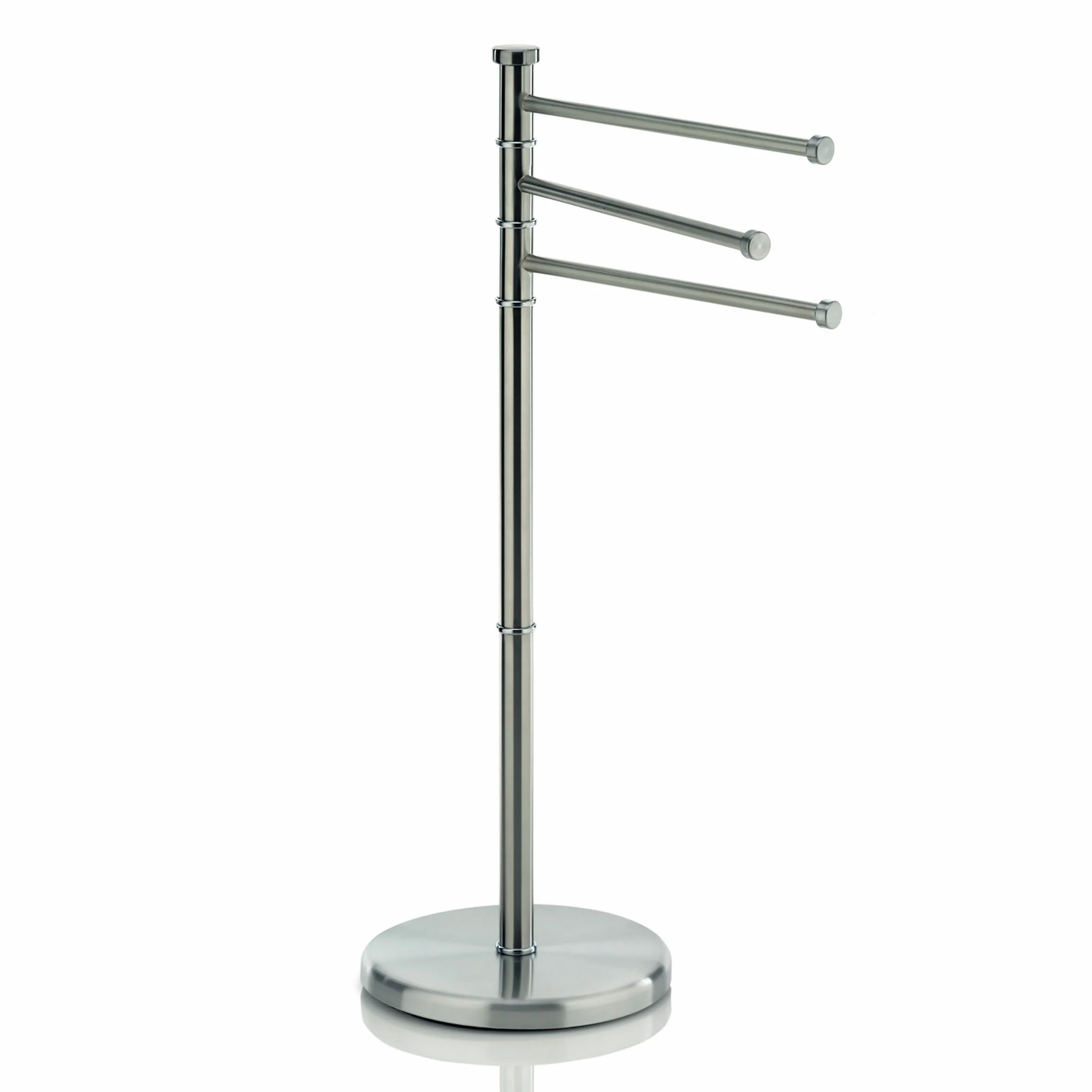Kela Toallero de pie giratorio 85,5 cm 3 barras acero inoxidable mate SWING
