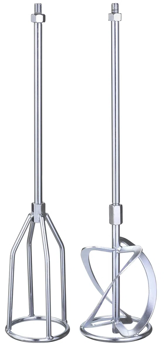 Einhell - Juego de agitadores (accesorios para mezclar color/mortero, apto para todos los agitadores Einhell de color/mortero, alojamiento M14, incluye agitador de color de 120 mm de diámetro y 135 mm