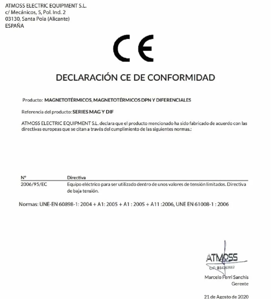 Interruptor diferencial superinmunizado SI RASMACOR 30 mA 2P F+N 40 A Clase A 10kA 1 Módulo