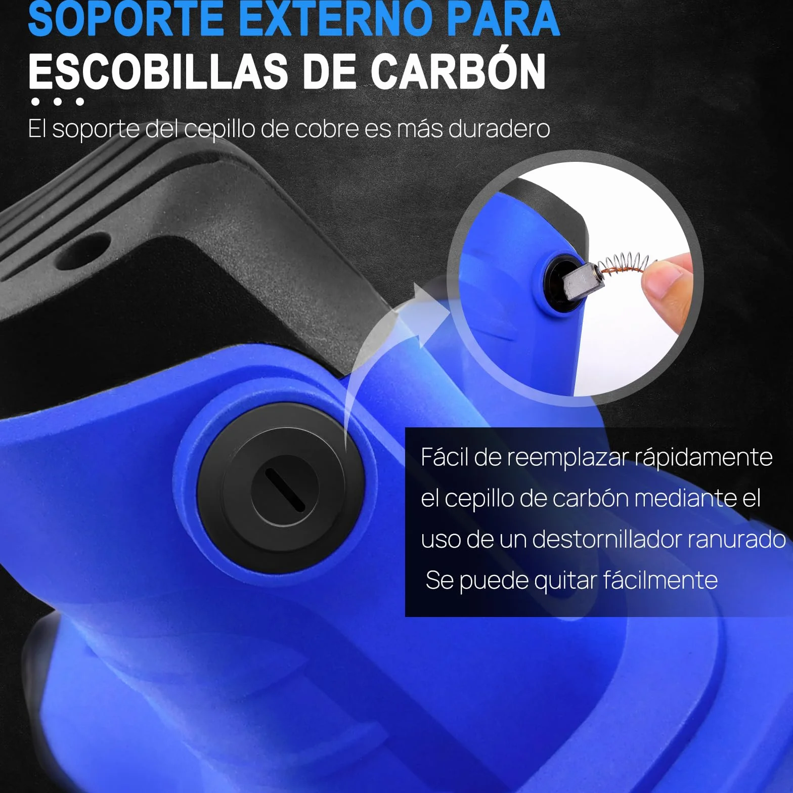 Mezclador de Mortero 2600W, 6 Velocidades de Ajuste, Varilla en Espiral M14 Para Mortero Ø 120 Mm, Batidor de Pintura Para Forro, Yeso, Cemento - Azul
