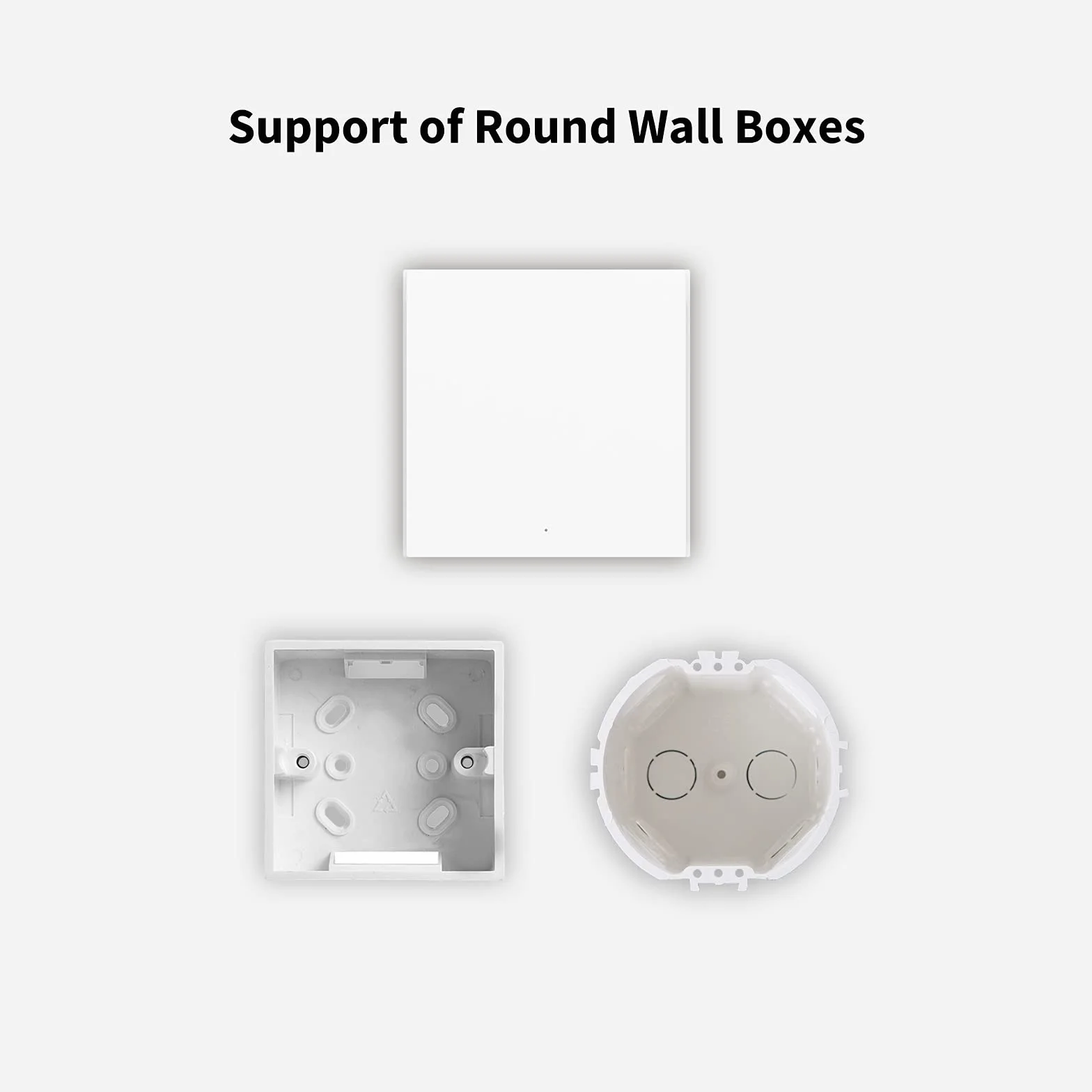 Aqara Interruptor Inteligente de Pared H1 EU (Sin neutro, Pulsador simple), Requiere AQARA HUB, Zigbee 3.0, Mando a Distancia, Compatible con Alexa, HomeKit, Google Assistant e IFTTT