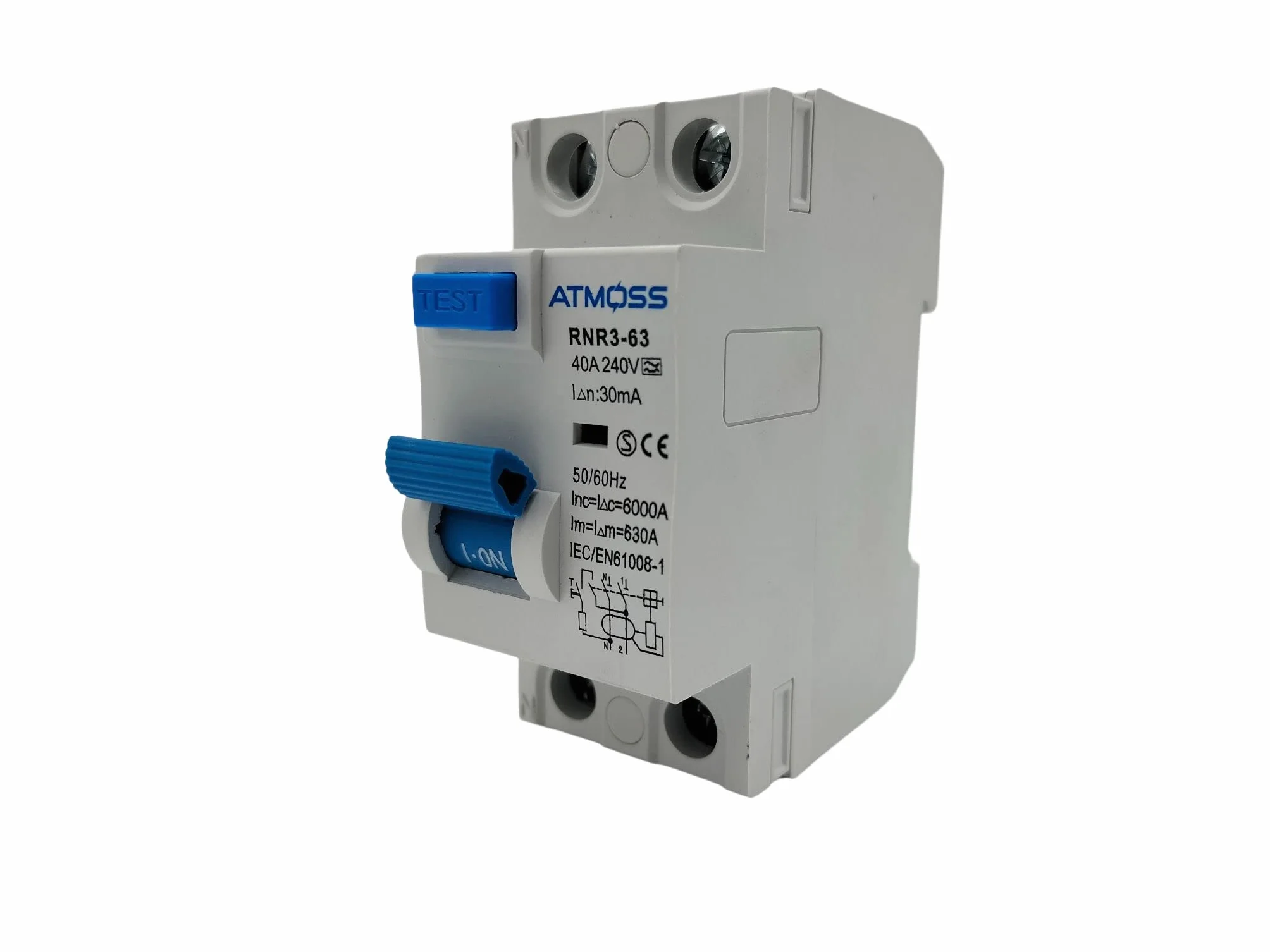 Interruptor diferencial superinmunizado Si 30 mA 2P 40 A Clase A 6kA