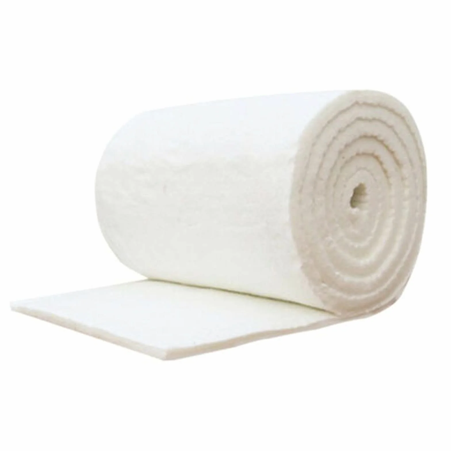 Manta de fibra de cerámica de silicato aislante de alta temperatura ignífuga (30 mm de grosor)