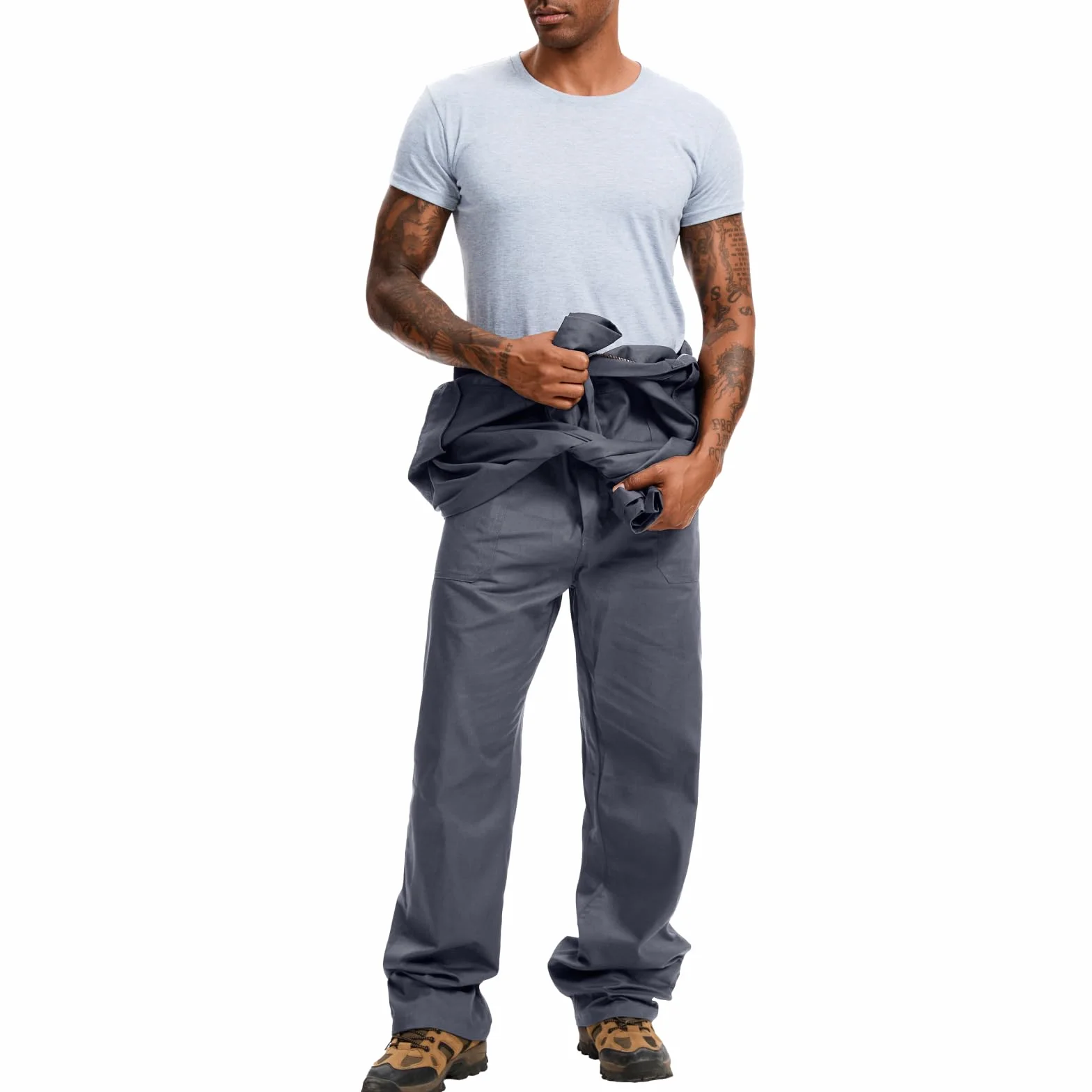 WORK IDEA Mono de trabajo para hombre 100% algodón premium: el compañero perfecto para constructores, artesanos y aficionados al bricolaje