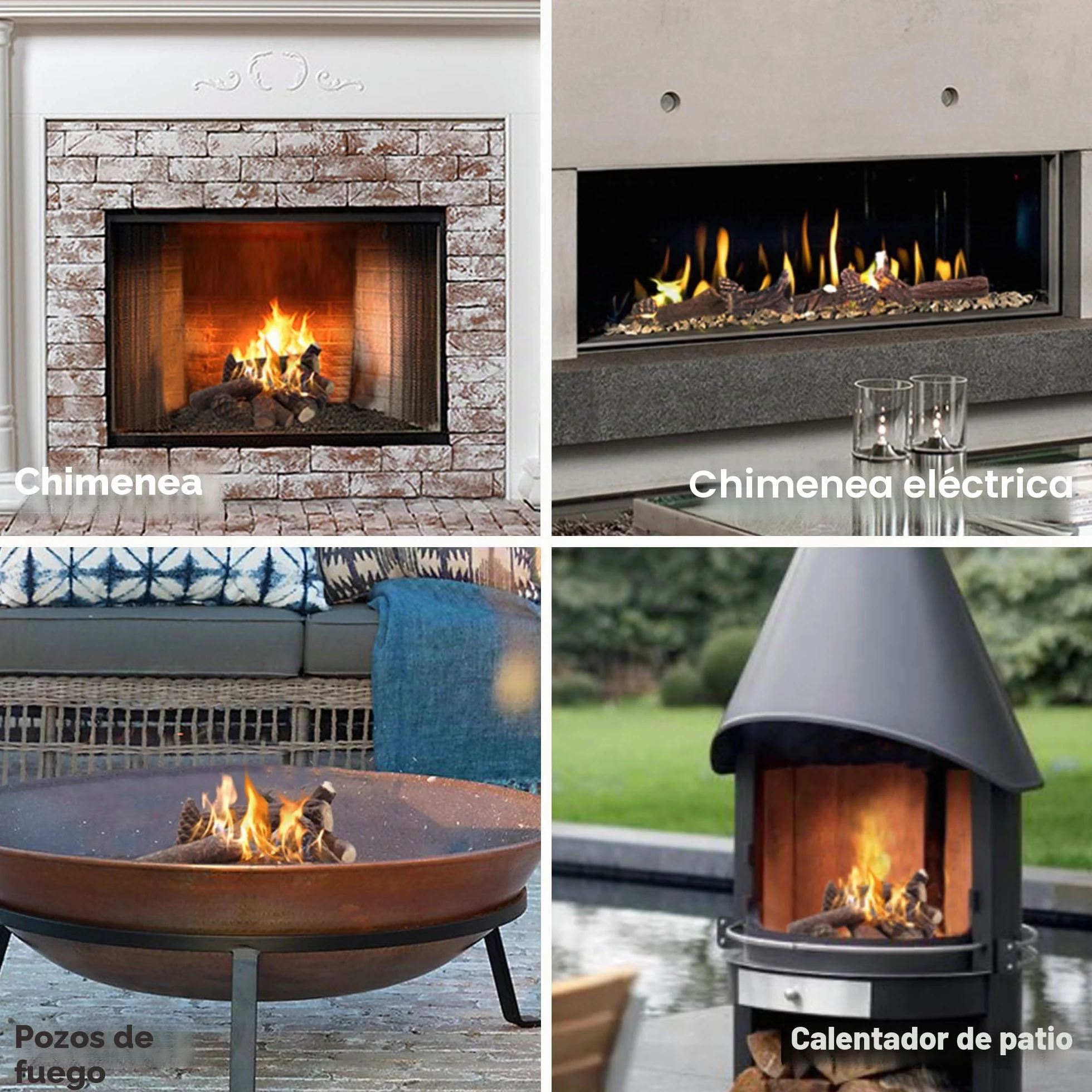 Juego de Troncos de cerámica para Chimenea de etanol de Gas, Madera de Pino Hecha a Mano para Uso en Interiores,Bioetanol Tronco Ceramica Chimenea