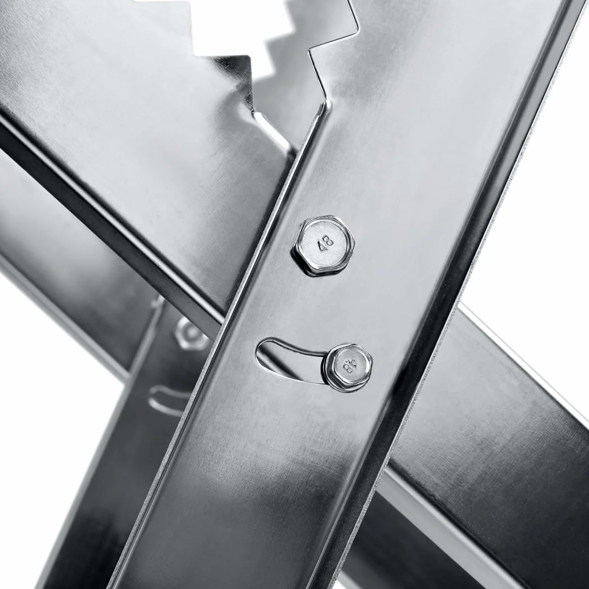 T-LoVendo Caballete para Serrar Cortar Leña Banco para Motosierras Troncos Plegable diámetro hasta 40 cm Peso max150kg Metal Galvanizado