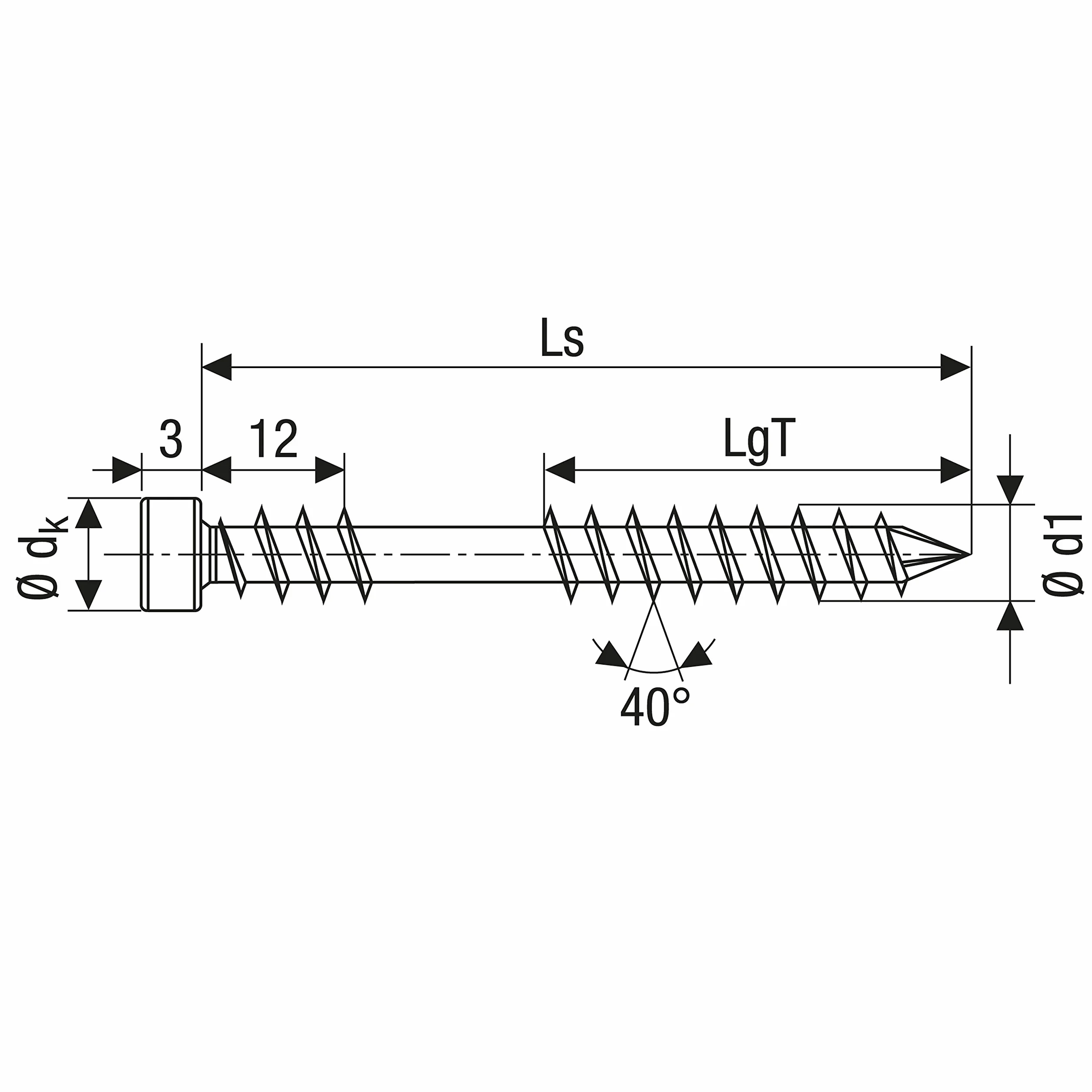 Spax 0/3657/000/5,0/80/ /02 - Tornillo para yeso (acero inoxidable V2A, 5 millimetros, 5x80mm)