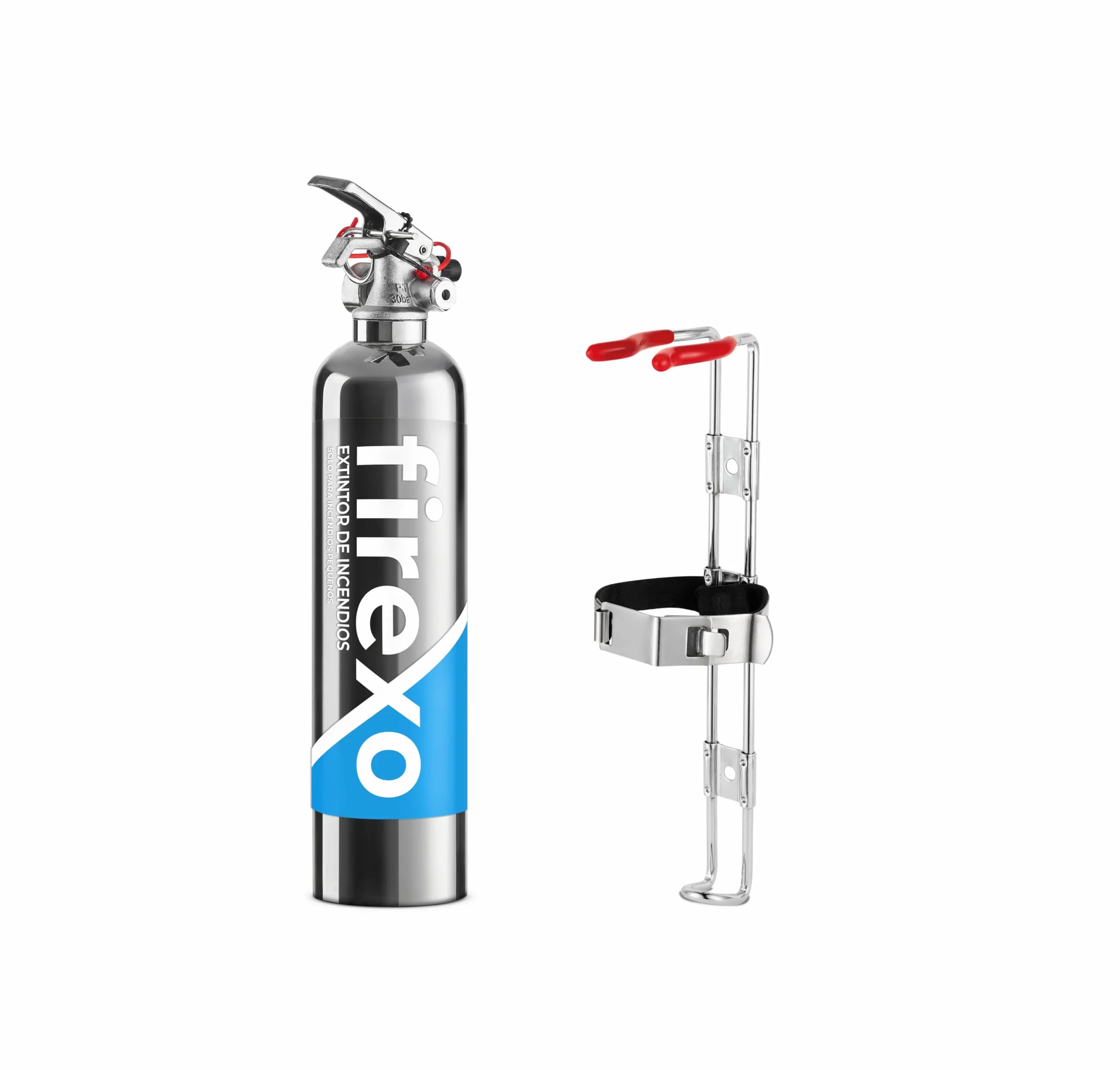 Firexo Mini Extintor de Incendio para Todo Tipo de Incendios (500ml) - Fire Extinguisher para Casa, Auto, Oficina, Cocina, Caravana, Barco - Extintor para Todo Tipo de Incendios