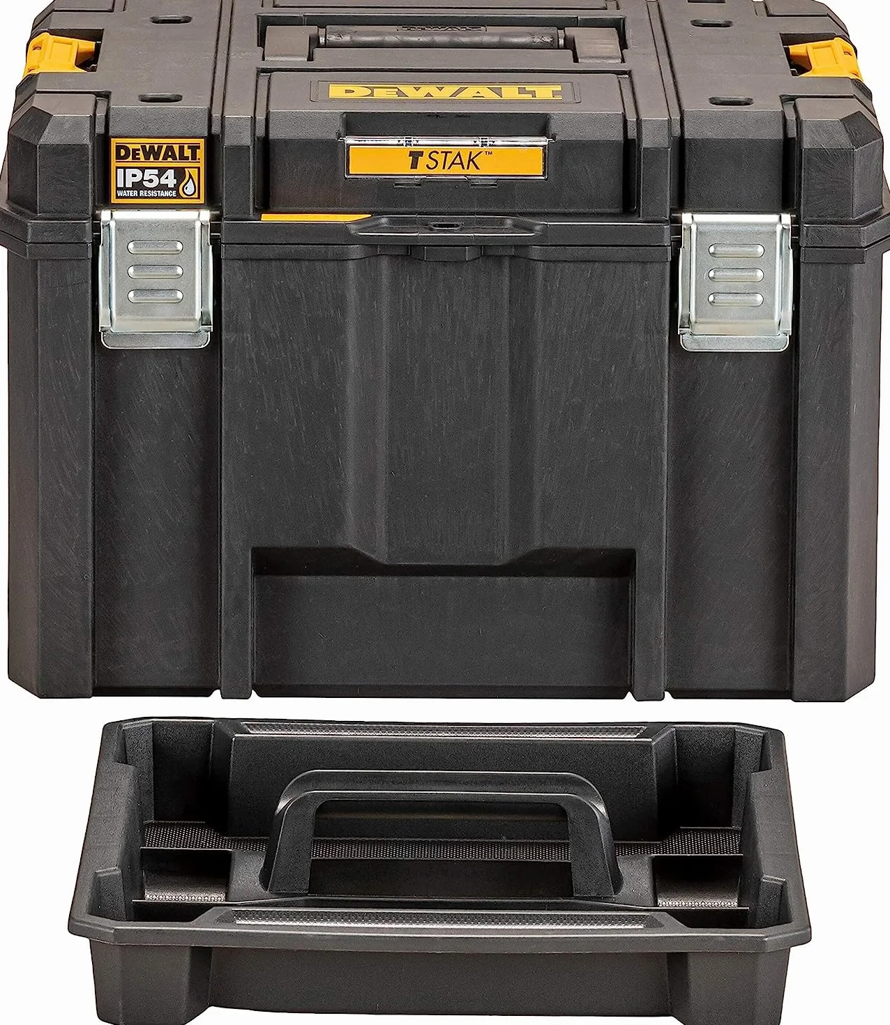 DEWALT DWST83346-1 - Caja de herramientas profunda VI TSTAK, Volumen de 44 litros, Combinable con otras cajas TSTAK, IP54