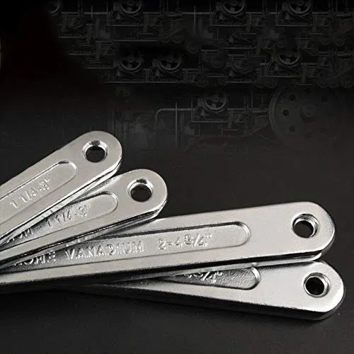 Llave de gancho Llave de cabeza cuadrada ajustable C Llave para tuerca de giro o perno (115-170 mm)
