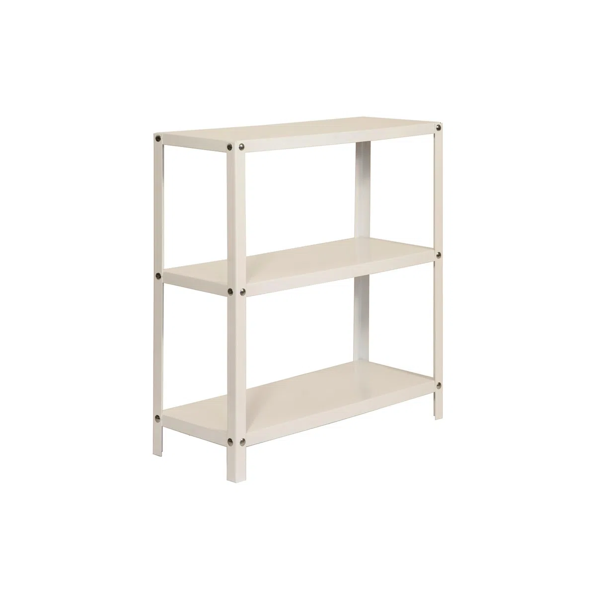 SimonRack Estantería Metálica Almacenaje, 3 Baldas, Alta Capacidad Carga 100 kg, 900x1000x300 mm, Estantería Salón Baño Cocina, Blanco - SimonHome Classic