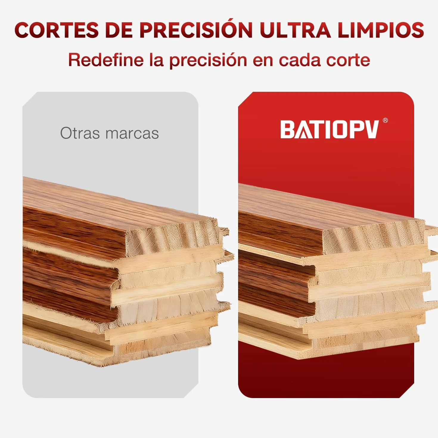 Hojas de Sierra Circular 210 x 30 mm TCT (48/60/100 dientes) para Cortar Madera, Contrachapado, Laminado, Plástico y Paneles de Yeso