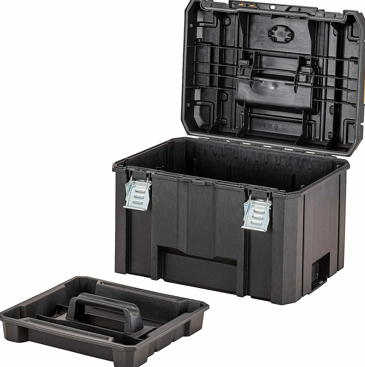 DEWALT DWST83346-1 - Caja de herramientas profunda VI TSTAK, Volumen de 44 litros, Combinable con otras cajas TSTAK, IP54