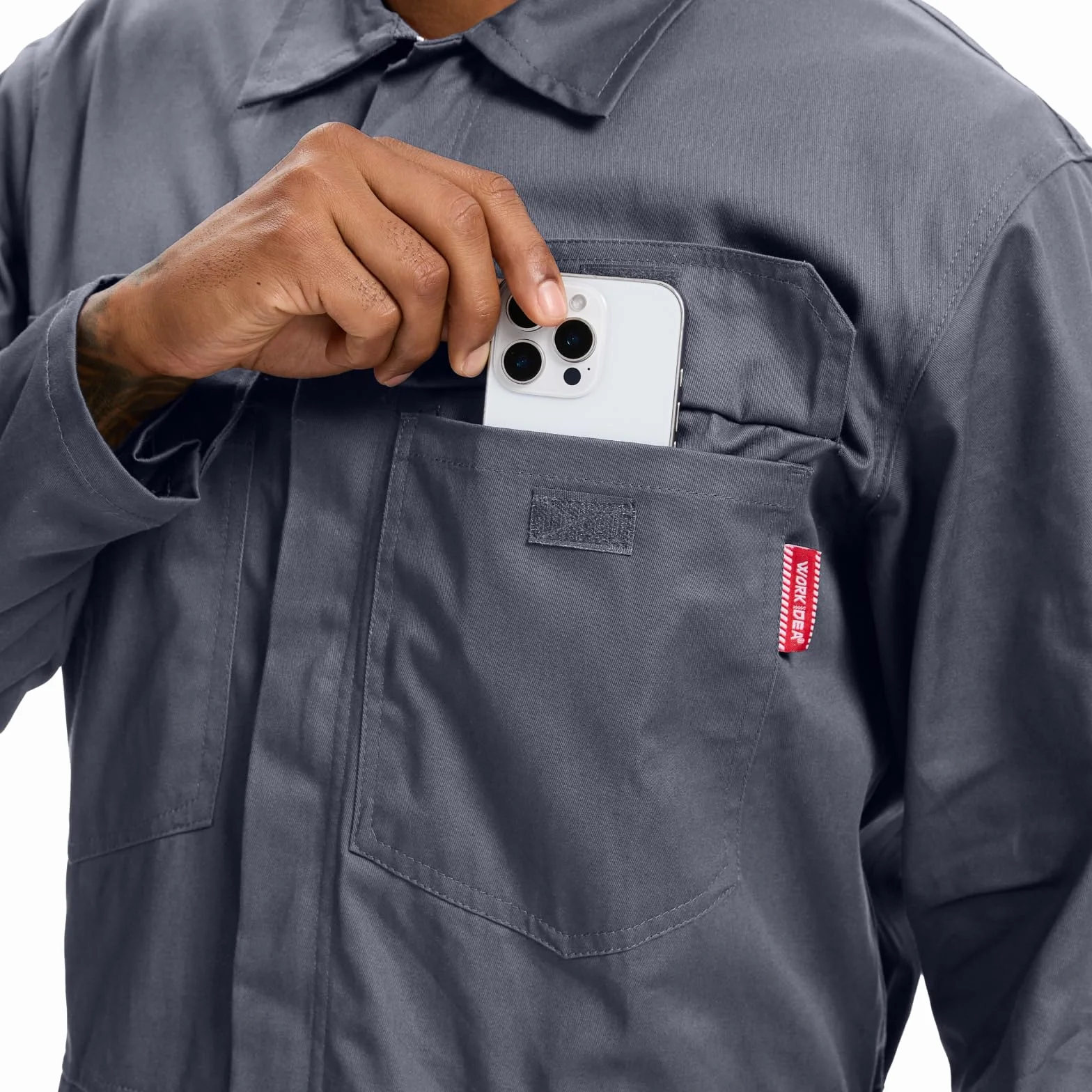 WORK IDEA Mono de trabajo para hombre 100% algodón premium: el compañero perfecto para constructores, artesanos y aficionados al bricolaje