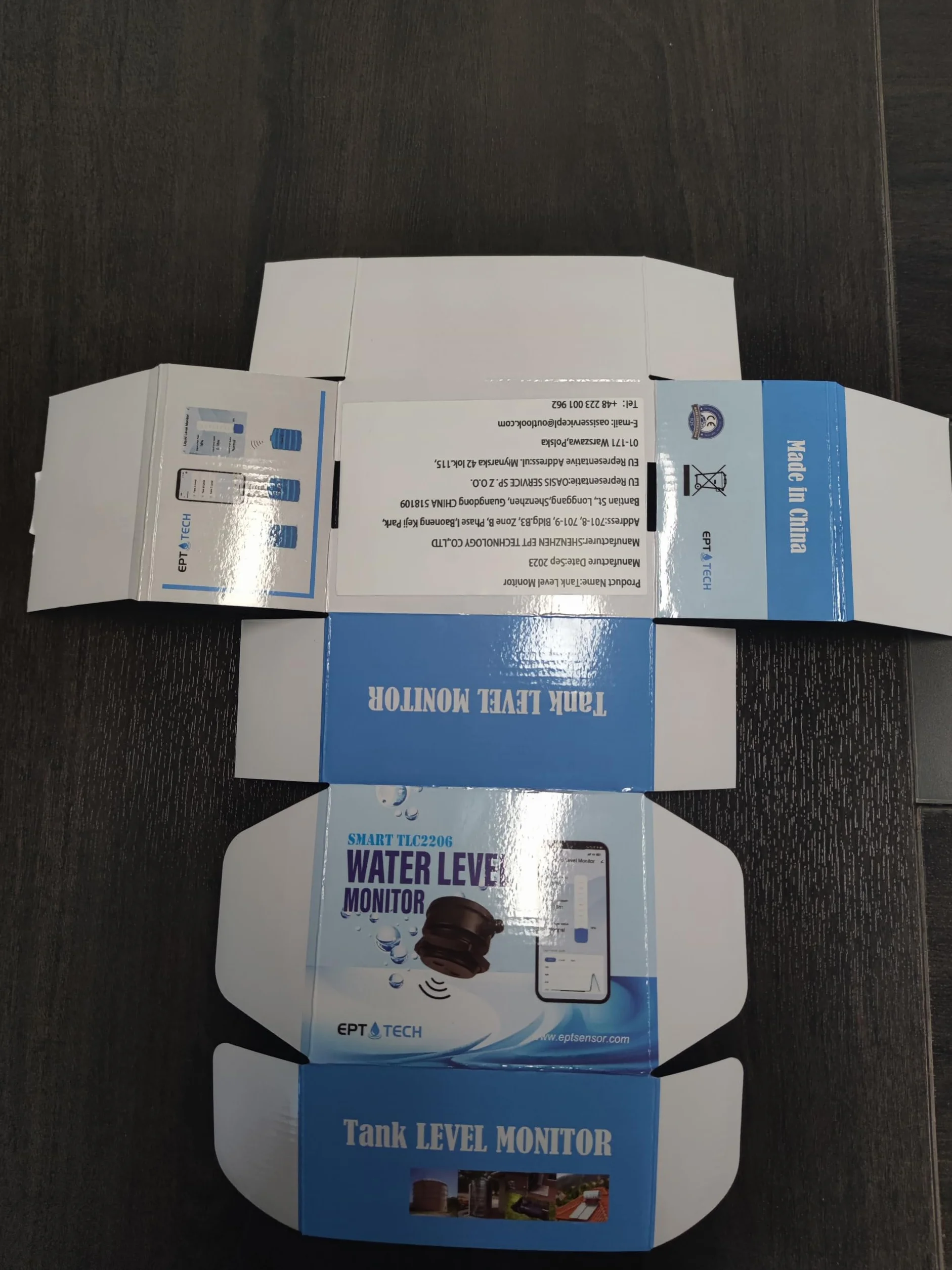 Smart TLC 2206 WiFi Tank Monitor Indicador de Nivel de líquido Controlador de Nivel Sensor de Nivel de Agua Remoto Tuya Detector de Nivel de líquido Inteligente
