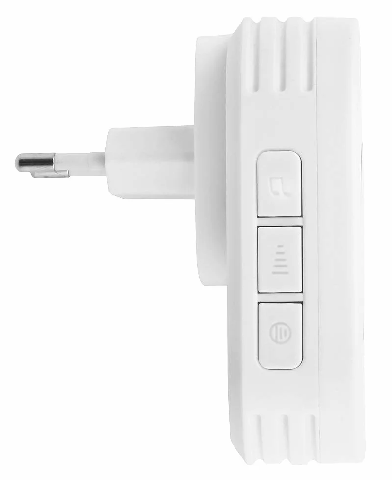 Eura-Tech Chill-out WDP-82H2 - Timbre inalámbrico sin batería para Exteriores (Resistente al Agua, Alcance de 100 m, 58 Tonos, 4 Niveles de Volumen), Dos receptores