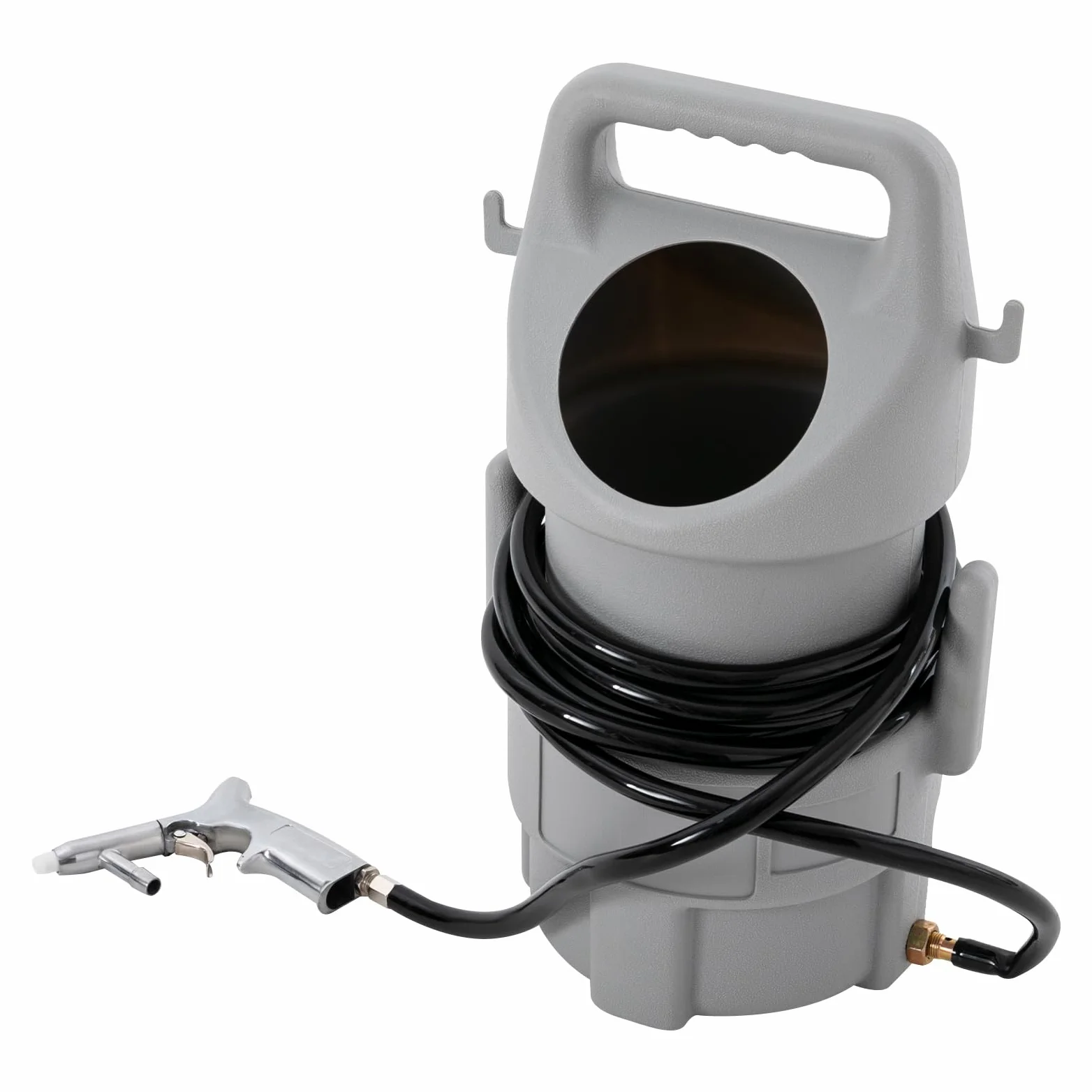 Dispositivo de chorro de arena con capacidad de 50 lbs, dispositivo de chorro de arena portátil con manguera de 4,5 m y pistola de chorro de arena, para eliminar óxido y pintura