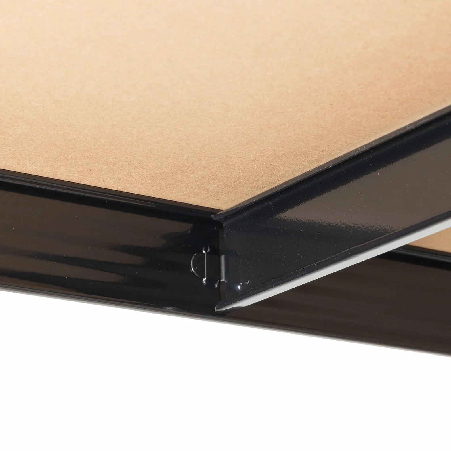 Estantería Metálica de Almacenaje Acero Galvanizado + 5 baldas MDF Ajustables - 180x90x40 cm - Capacidad 875 kg - Sin Tornillos - Garaje, Almacén, Trastero (Negro)