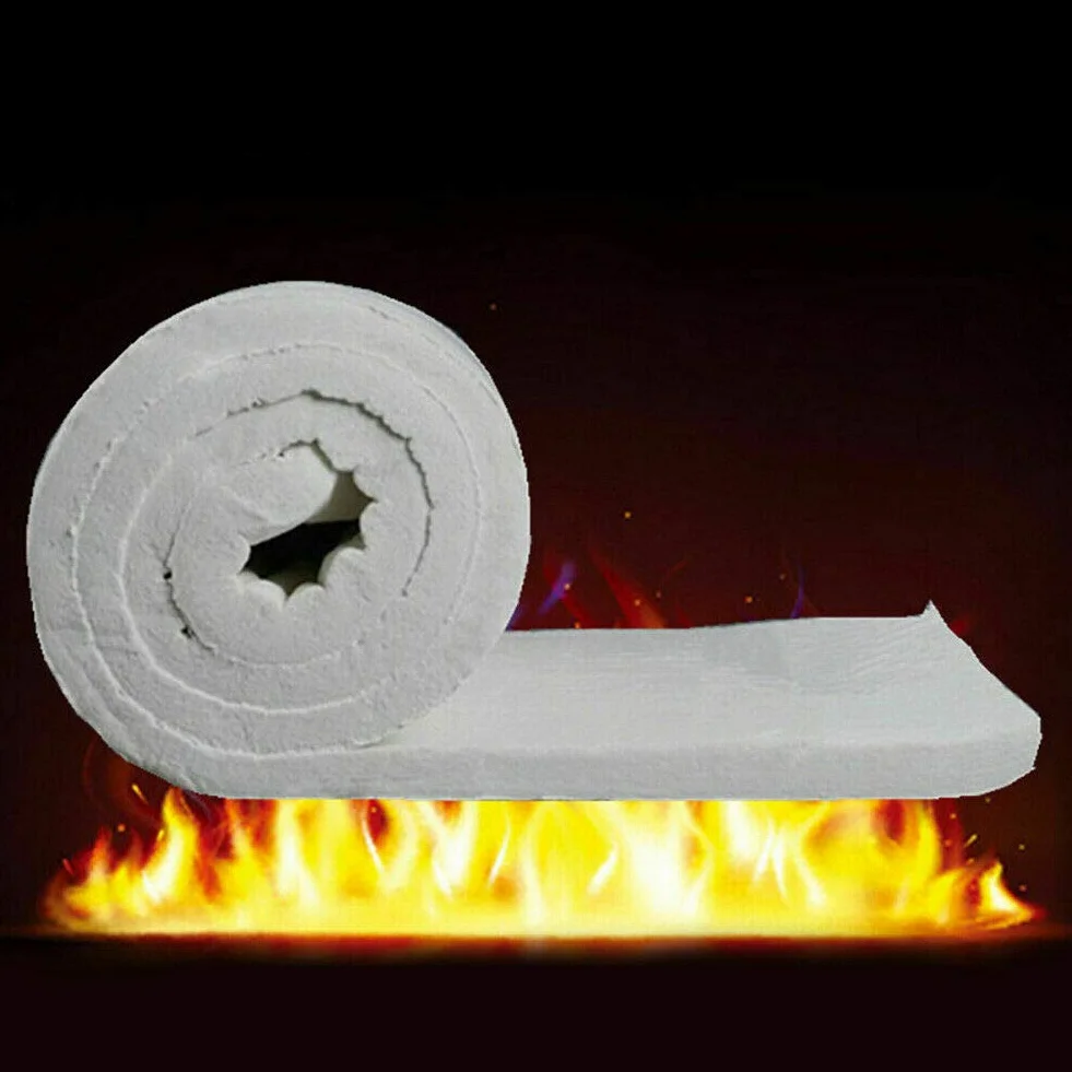 Aislamiento de fibra de cerámica de silicato manta de alta temperatura incombustible Mat Pad (20 mm de grosor)