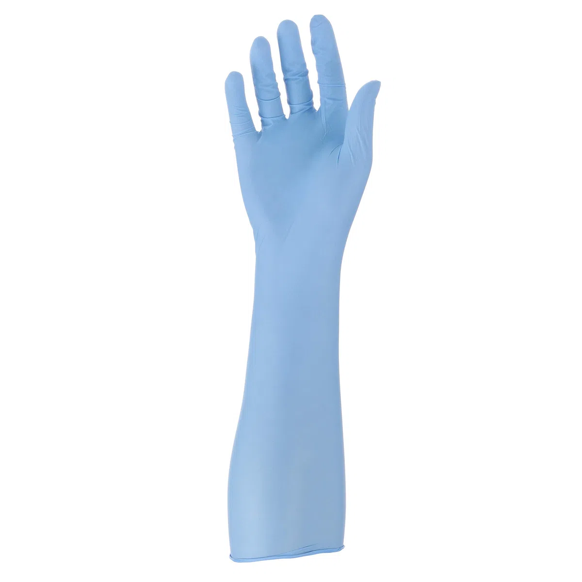 Ansell Microflex 93-243 Nitrilo Guantes con Puño más Largo Para Industrias de Procesado de Alimentos o Ciencias de la Vida, Azul, Talla 2XL (100 Guantes)