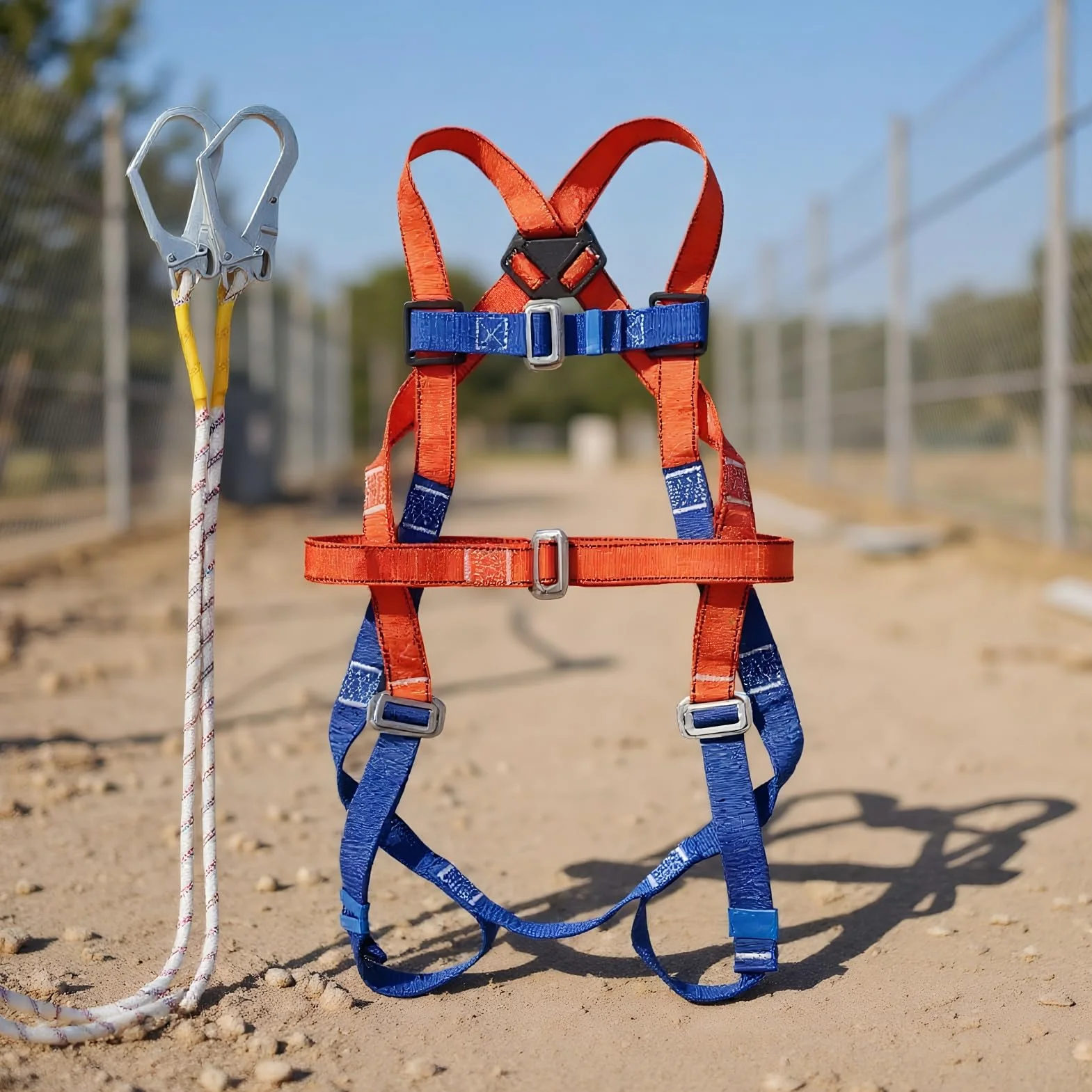 Arnes de Seguridad Corporal Completo 5 Puntos Anticaidas Hombre Construccion