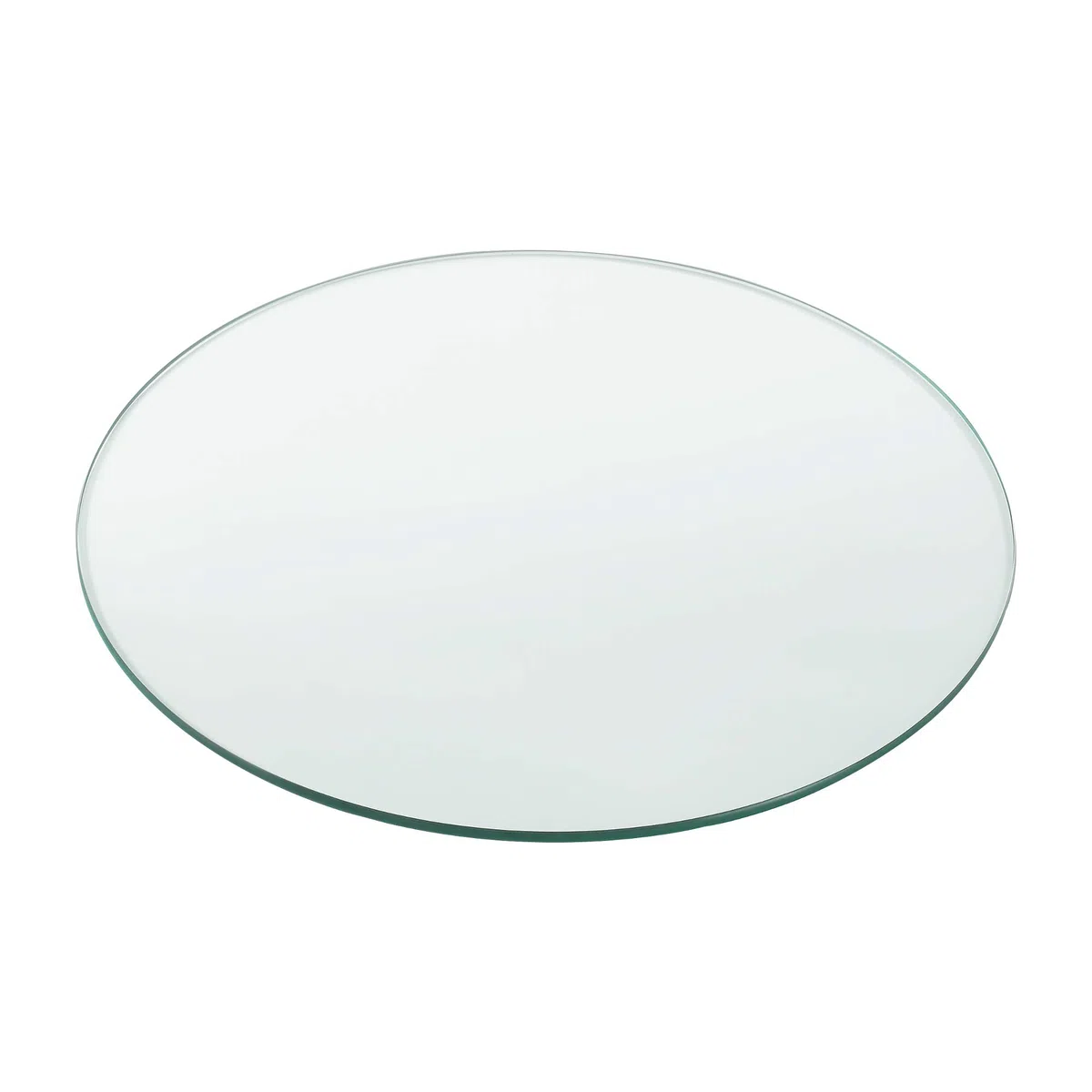 [neu.haus] Tablero de Vidrio para Mesa de Centro para Mesa de Comedor Placa Inferior para Chimenea Vidrio Templado Ø 600 x 8 mm