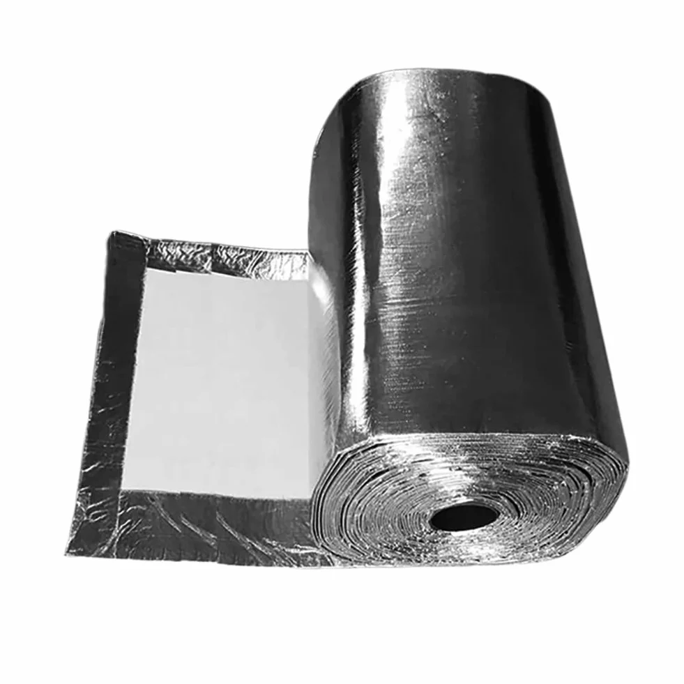 Manta de fibra cerámica de alta temperatura con lámina de aluminio - for estufas, hornos y hornos - Personalizable(1000mmx610mmx4mm)