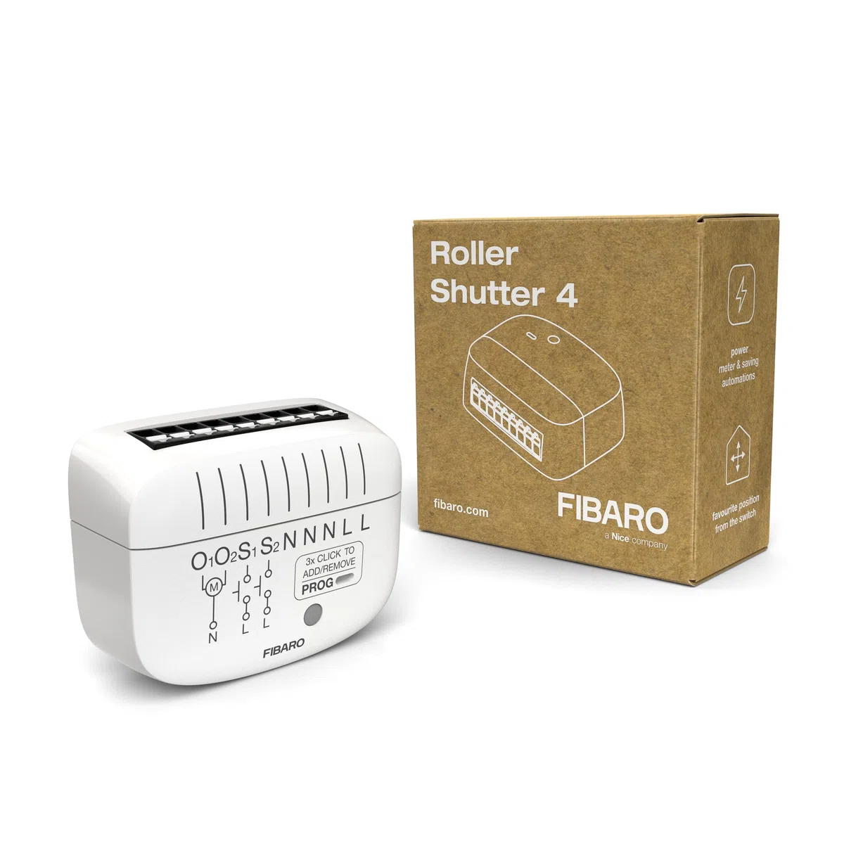 FIBARO Roller Shutter 4 / Control para persianas, persianas, toldos y pérgolas