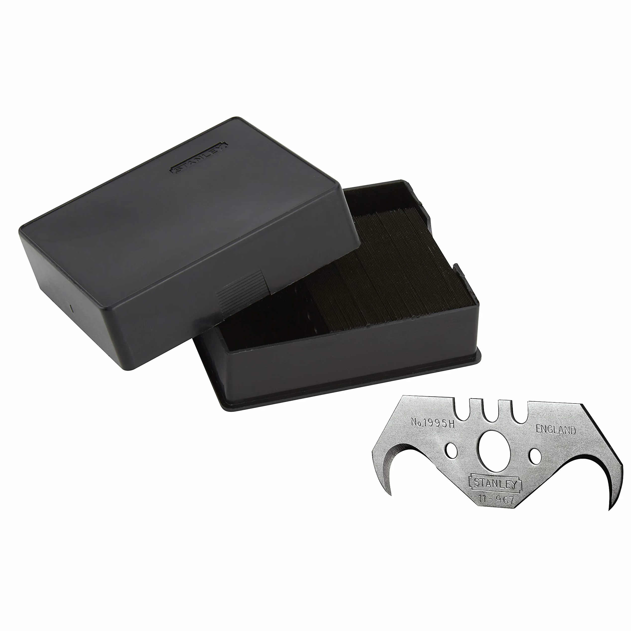 Stanley 1-11-967 - Set de 100 hojas de cuchillo doble gancho para moquetas