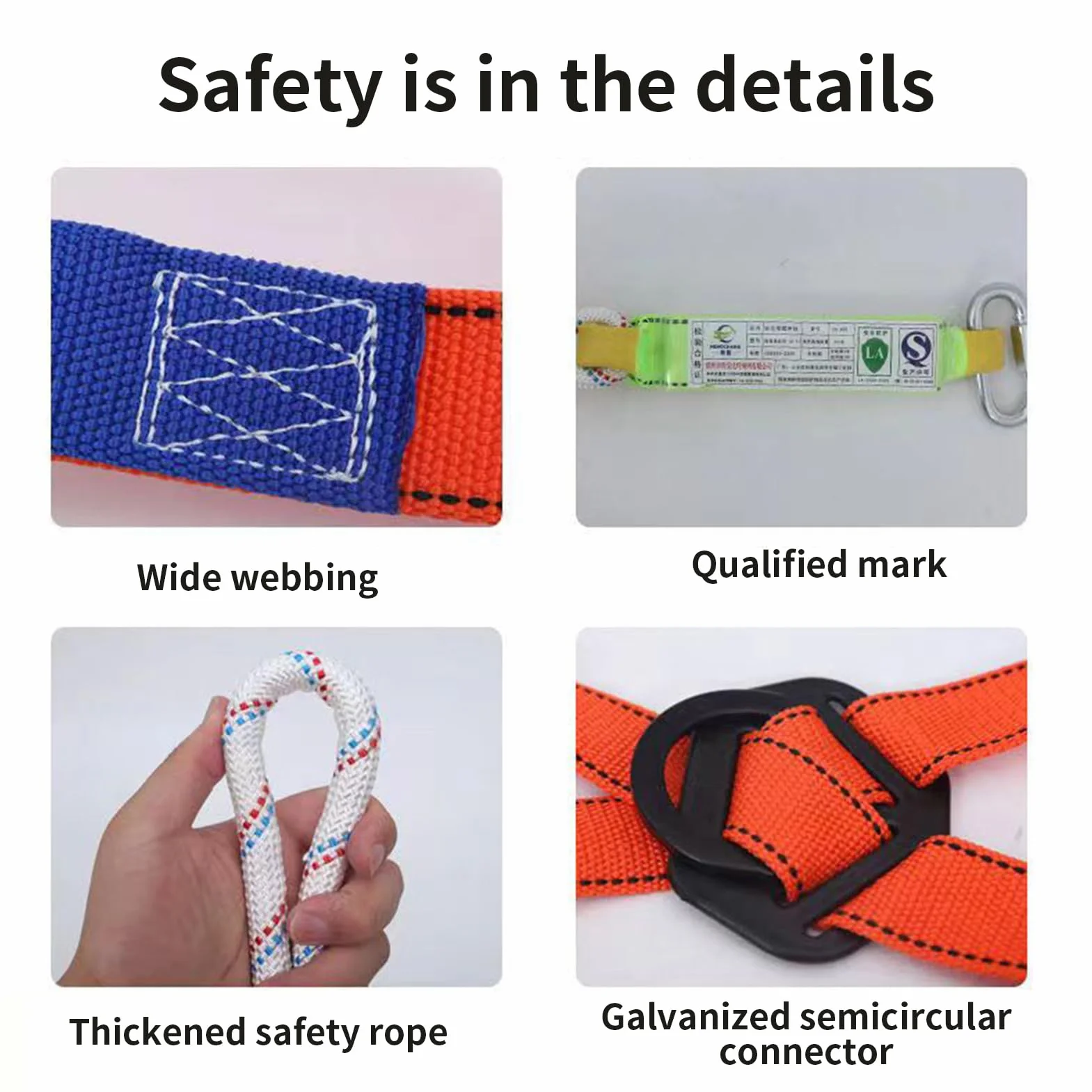Arnes de Seguridad Corporal Completo 5 Puntos Anticaidas Hombre Construccion