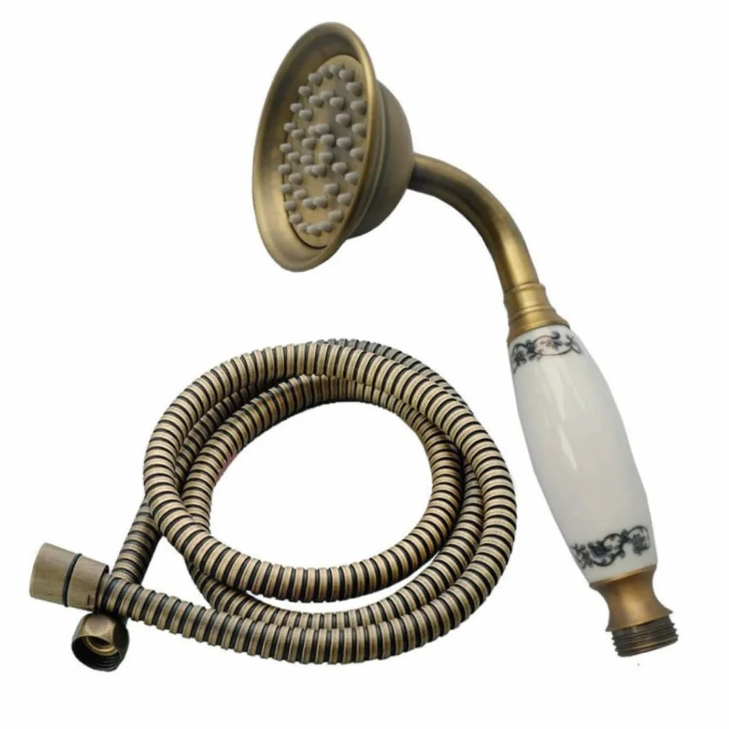 Hommp Cabezal de Ducha de Cobre con Manguera 1,5 m