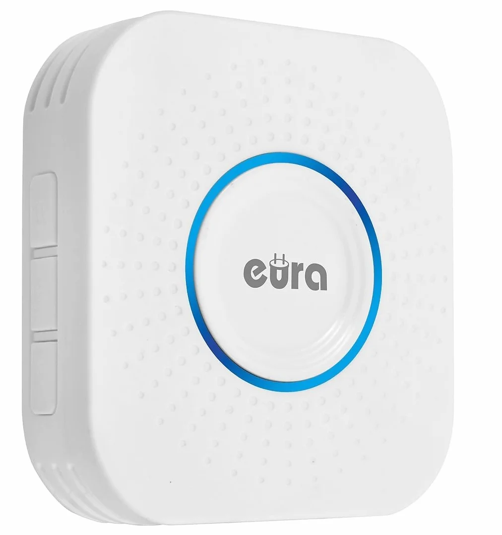 Eura-Tech Chill-out WDP-82H2 - Timbre inalámbrico sin batería para Exteriores (Resistente al Agua, Alcance de 100 m, 58 Tonos, 4 Niveles de Volumen), Dos receptores