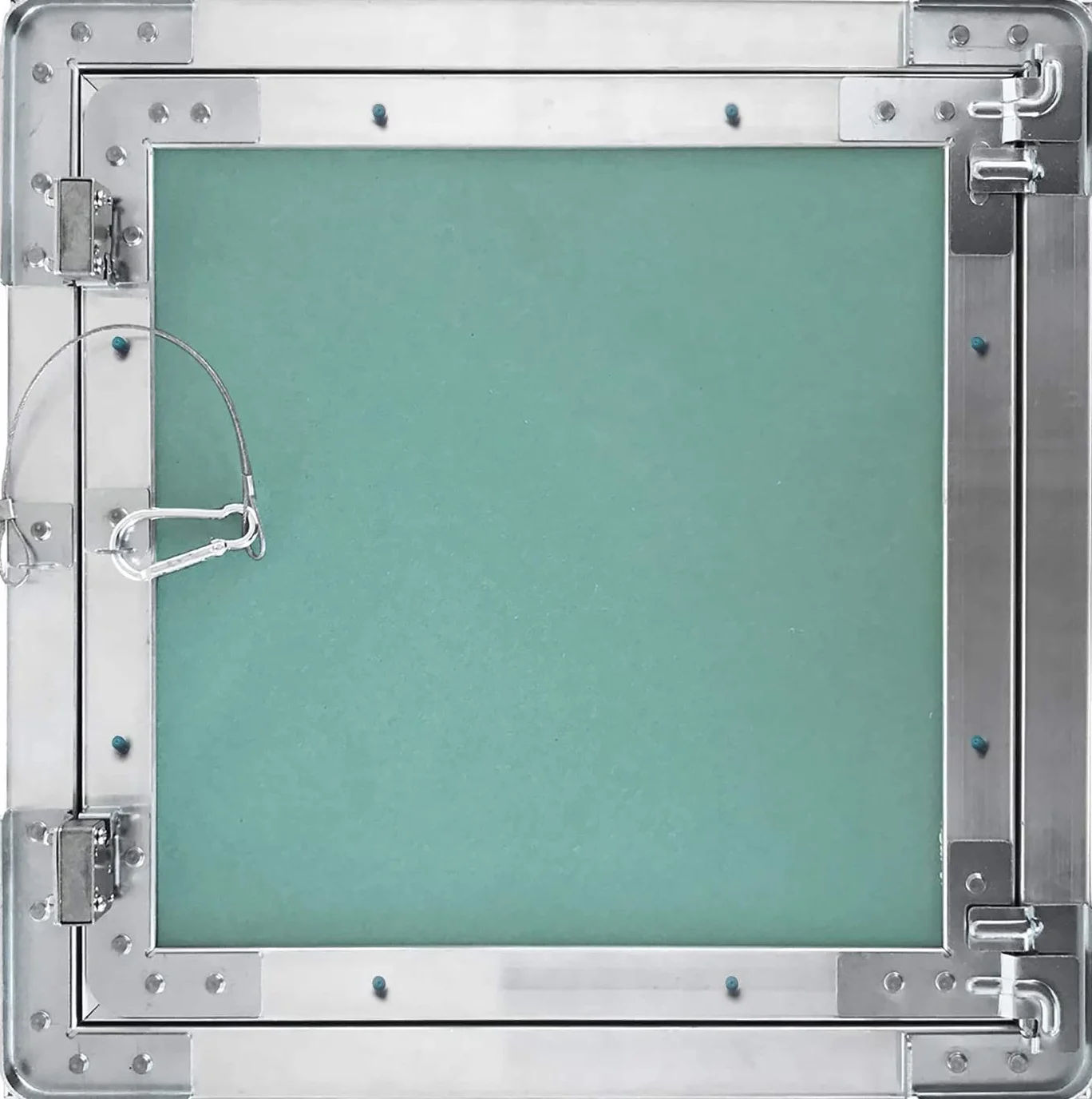 Tapa de revisión 300 x 300 mm Alu-Eco Flex con placa de yeso