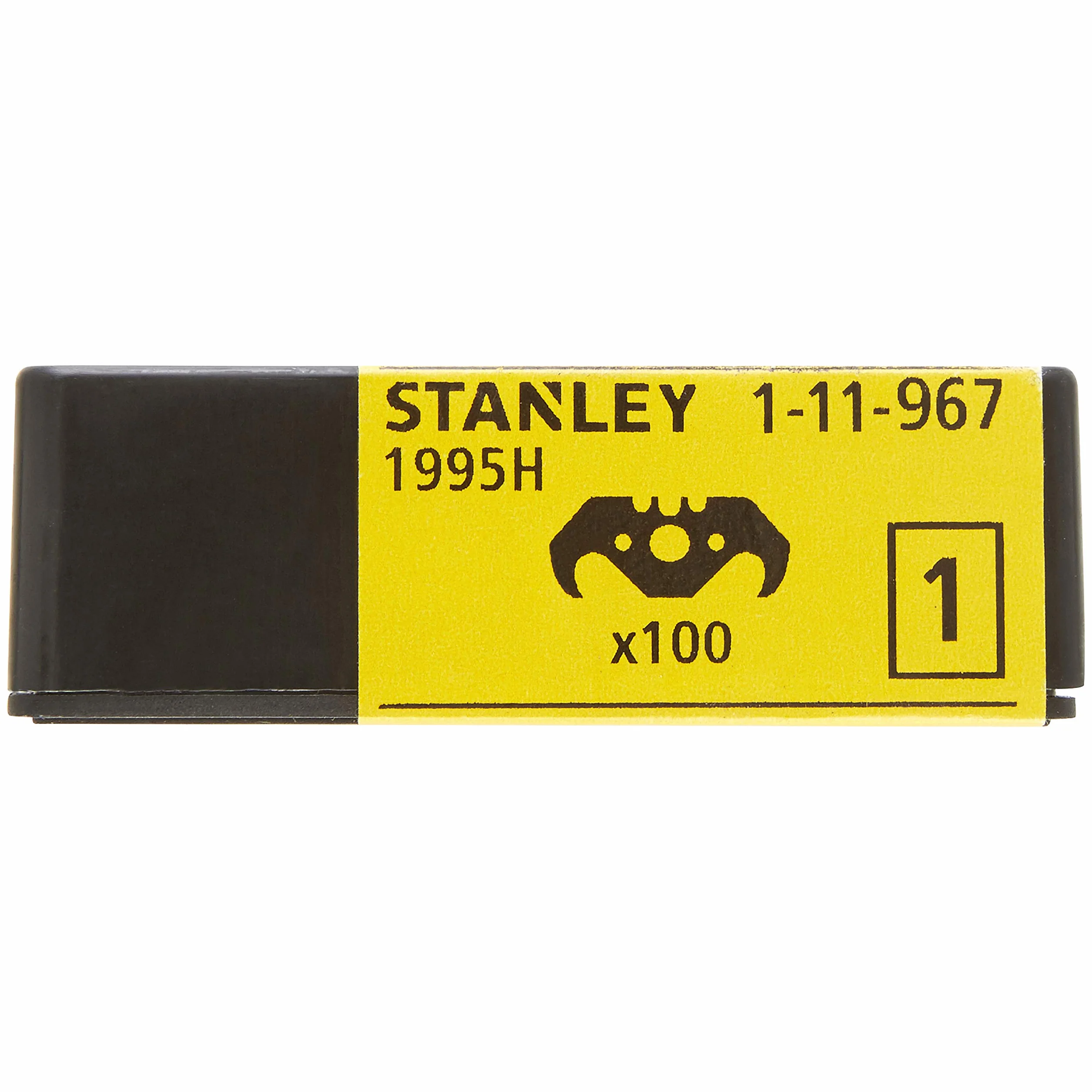 Stanley 1-11-967 - Set de 100 hojas de cuchillo doble gancho para moquetas