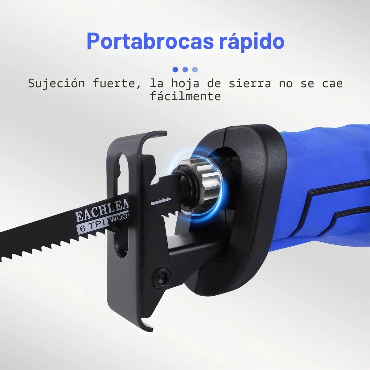 Potente sierra alternante 900 W 240 V velocidad variable sierra de sable eléctrica con cable, sierra alternante con herramienta menos cambio de cuchilla