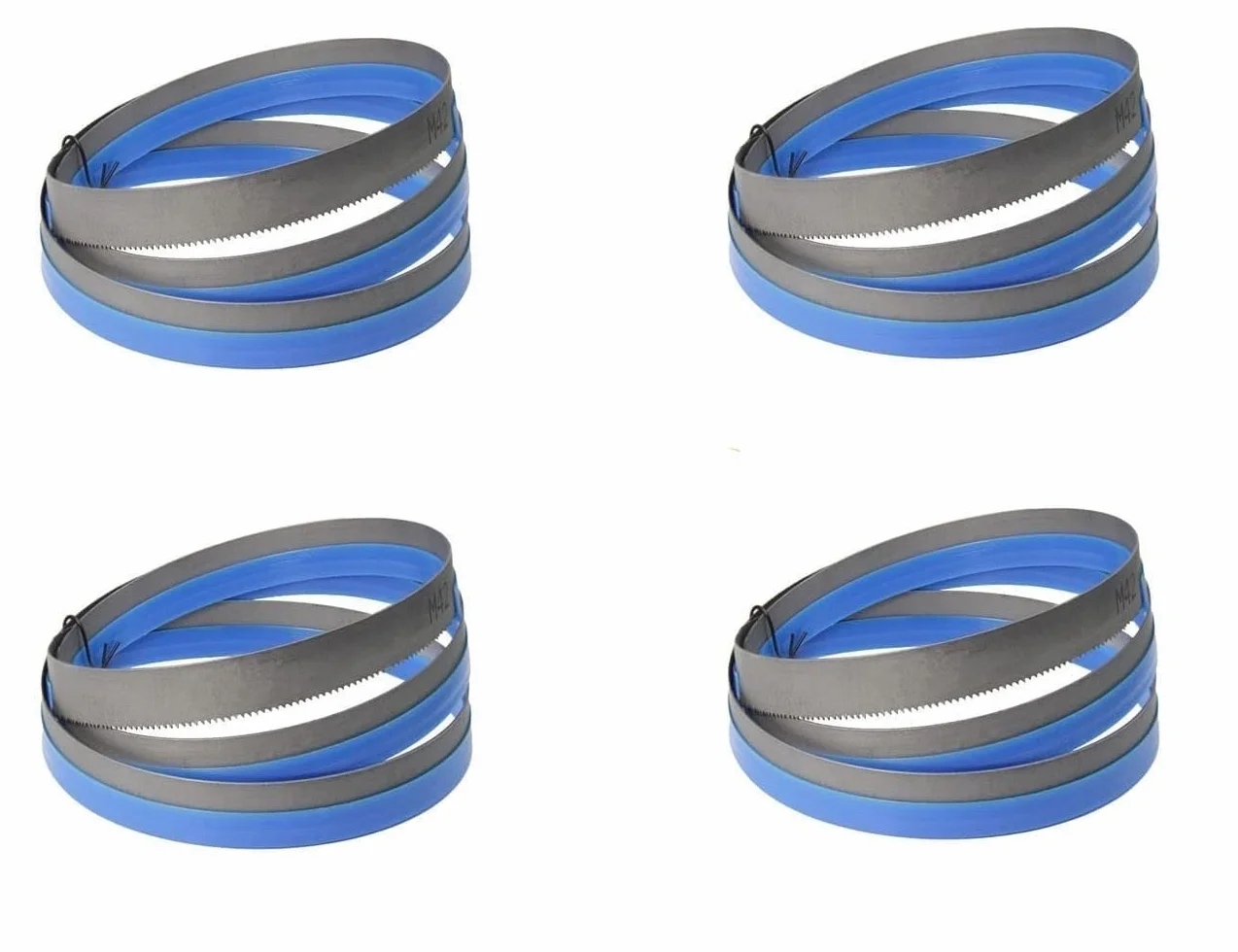 Paquete De 4 Hojas, Hojas De Sierra De Cinta SK5, 1425 mm x 6,35 mm x 0,35 mm x 6TPI, Madera Metal Plástico PVC Espuma Corte